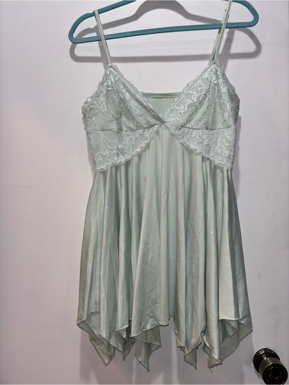 Lace slip dress